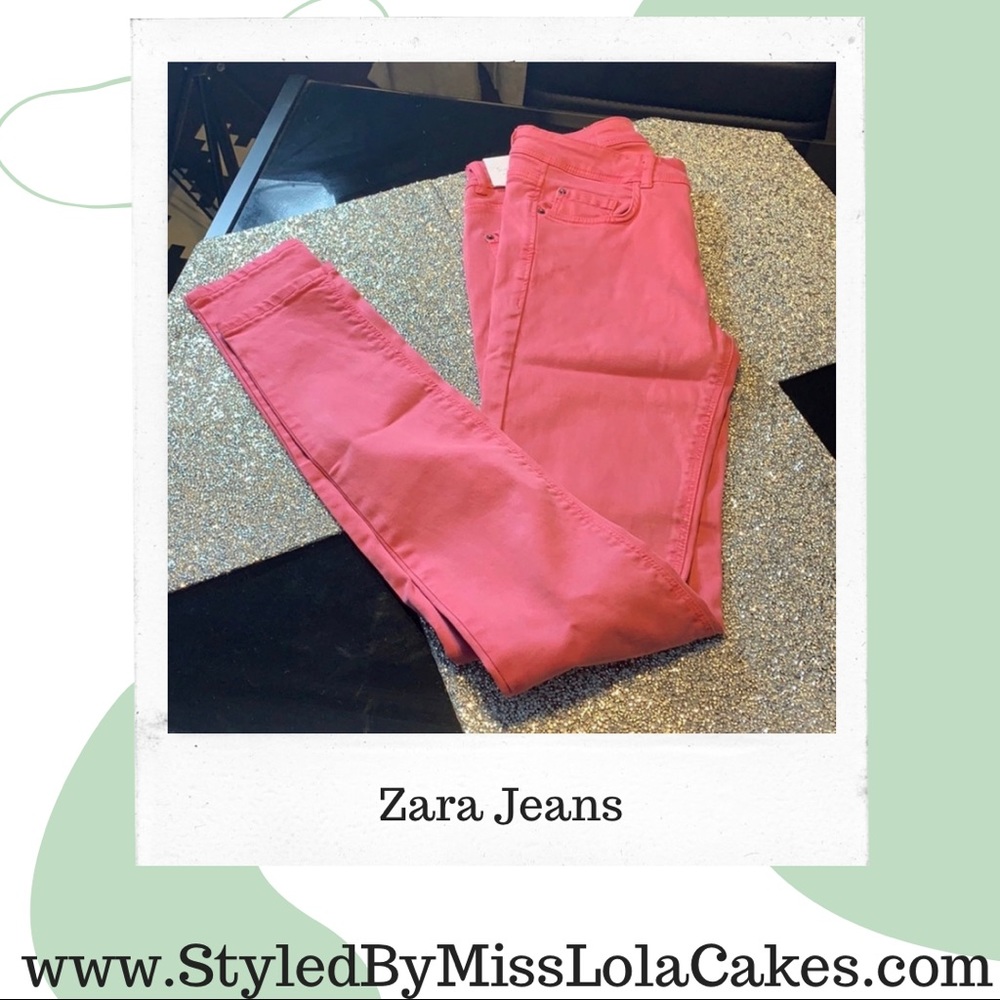 Zara Red Jeans